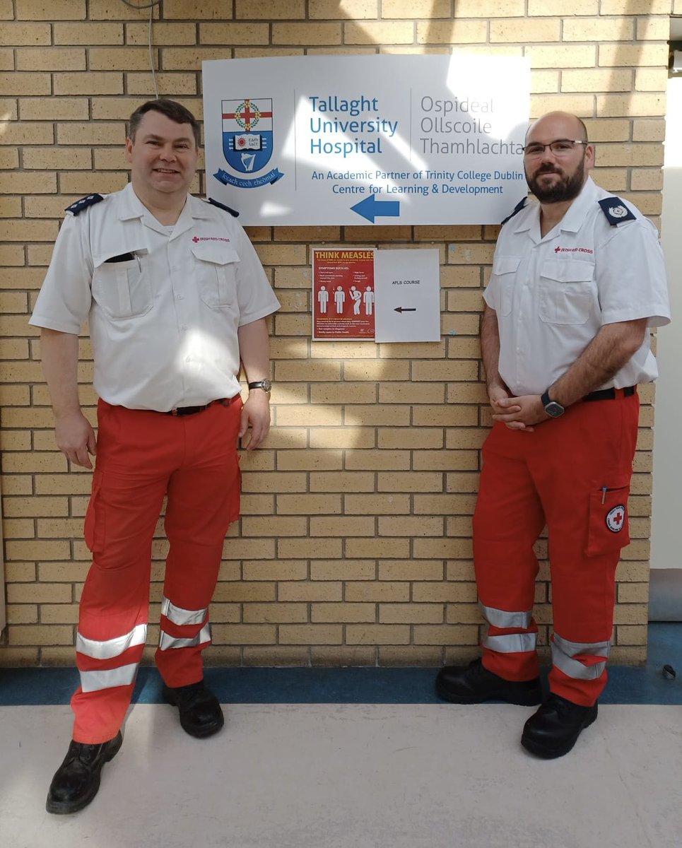 IRCDublinBoro's tweet photo. Weekend 1 of our National (Dublin Based) EMT Course, best of luck to all EMT Candidates taking part in their new educational journey. Thanks to Tallaght Hospital for the excellent training facilities. @irishredcross @GregLyons11 https://t.co/enT9xPU3r4