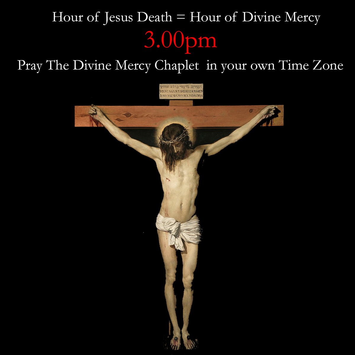 SantaFaustyna's tweet photo. “At three o’clock, implore My mercy, especially for sinners … This hour  is the hour of great Mercy for the whole world” v1320 #DivineMercy ~ #SaintFaustyna https://t.co/cKYzqAKOlR