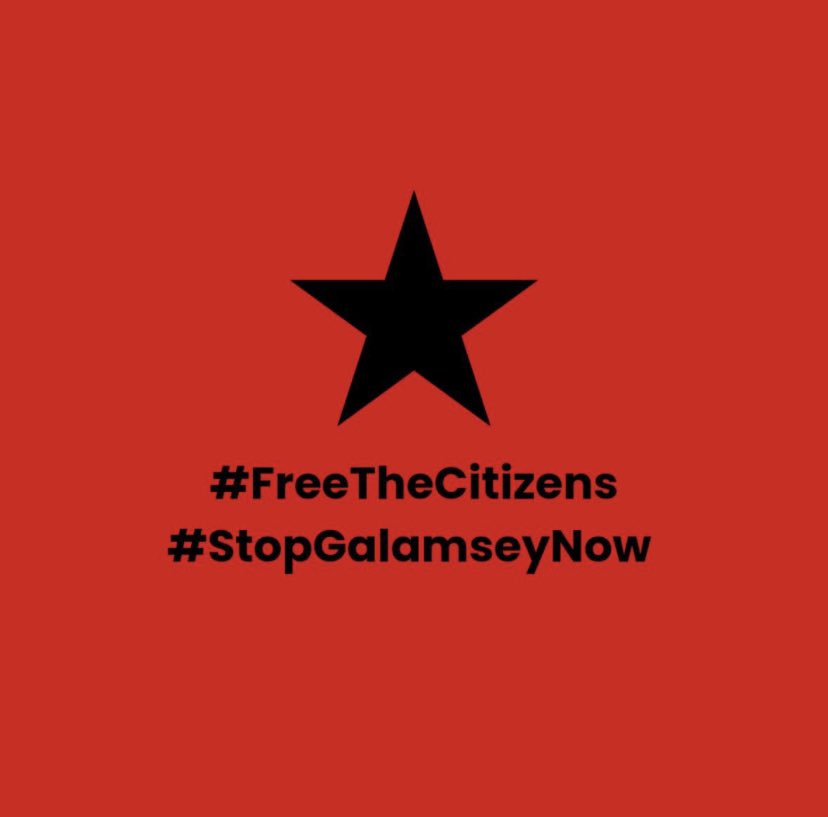 #StopGalamseyNow 
#FreeTheCitizensNow