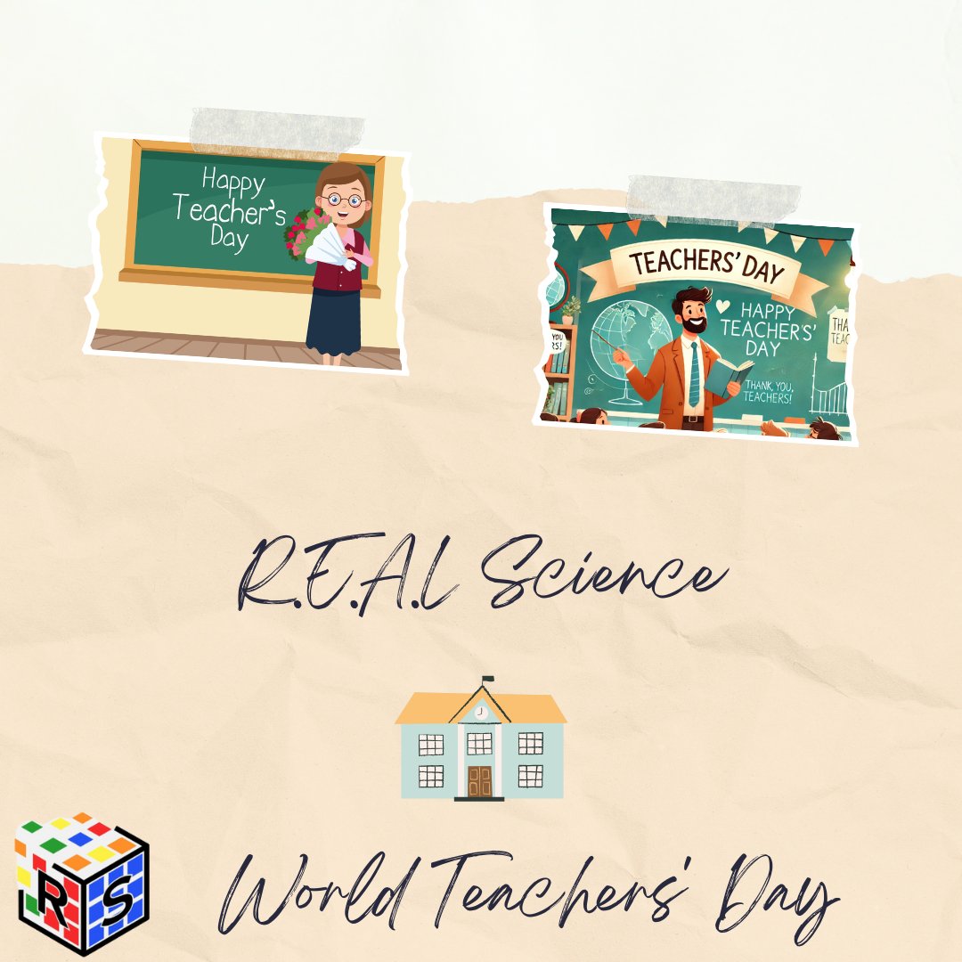 RealScienceEdu's tweet image. Χρόνια πολλά σε όλους τους εκπαιδευτικούς που με πάθος, αφοσίωση και υπομονή φωτίζουν τα μονοπάτια της γνώσης και της εξέλιξης! 🌟📚 Η σημερινή μέρα είναι αφιερωμένη σε εσάς, τους ανθρώπους που διαμορφώνουν το μέλλον, εμπνέοντας και καθοδηγώντας την επόμενη γενιά. 💡