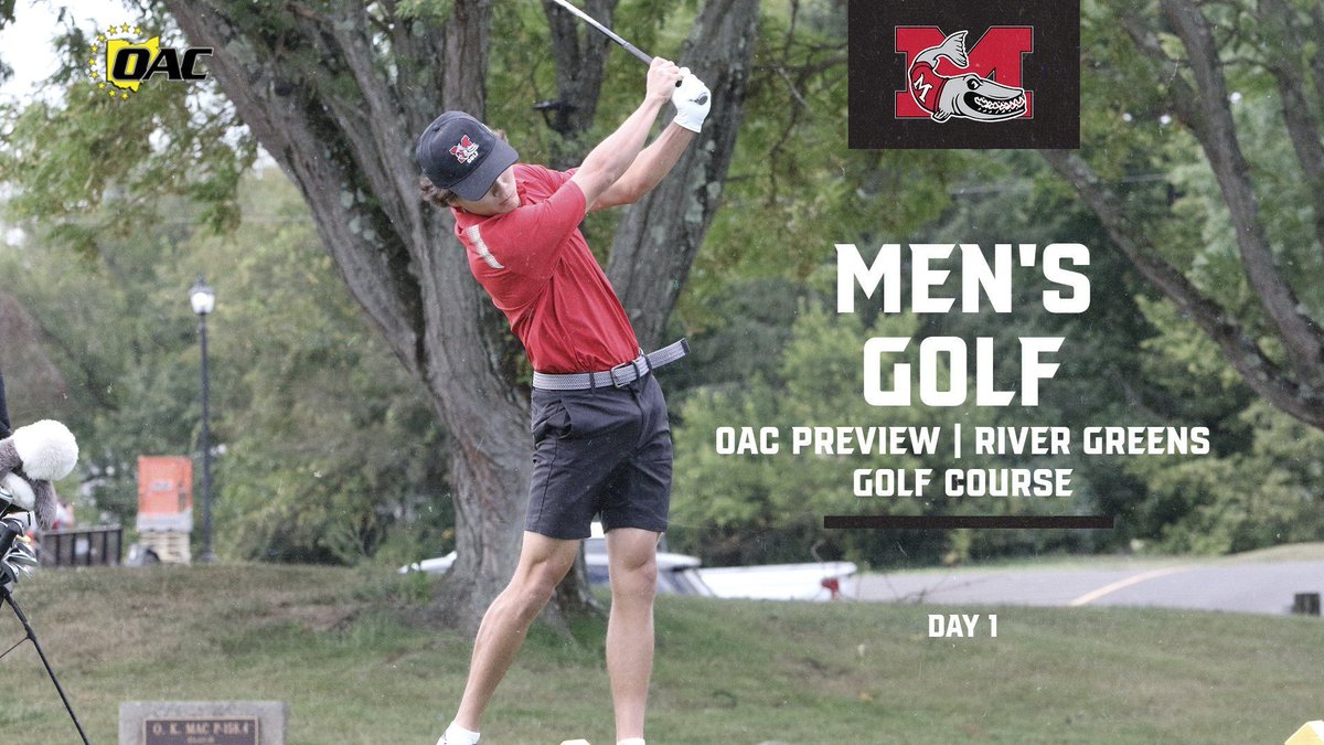 Muskingum Athletics (@fightingmuskies) on Twitter photo 🚨MATCHDAY🚨
⛳<a href="/MuskingumGolf/">Muskingum Golf</a>⛳
🆚: OAC Preview
📍: River Greens Golf Course
#DefendTheM <a href="/brandonhannahs/">Brandon Hannahs</a> <a href="/WHIZscores/">WHIZ Sports</a> <a href="/Orbit907News/">Orbit Media</a> <a href="/DresdenBuzz/">dresdenbuzz</a> <a href="/AVCSCORES/">AVC Sports</a> <a href="/OHAthleticConf/">Ohio Athletic Conference</a> 🚨MATCHDAY🚨
⛳<a href="/MuskingumGolf/">Muskingum Golf</a>⛳
🆚: OAC Preview
📍: River Greens Golf Course
#DefendTheM <a href="/brandonhannahs/">Brandon Hannahs</a> <a href="/WHIZscores/">WHIZ Sports</a> <a href="/Orbit907News/">Orbit Media</a> <a href="/DresdenBuzz/">dresdenbuzz</a> <a href="/AVCSCORES/">AVC Sports</a> <a href="/OHAthleticConf/">Ohio Athletic Conference</a>