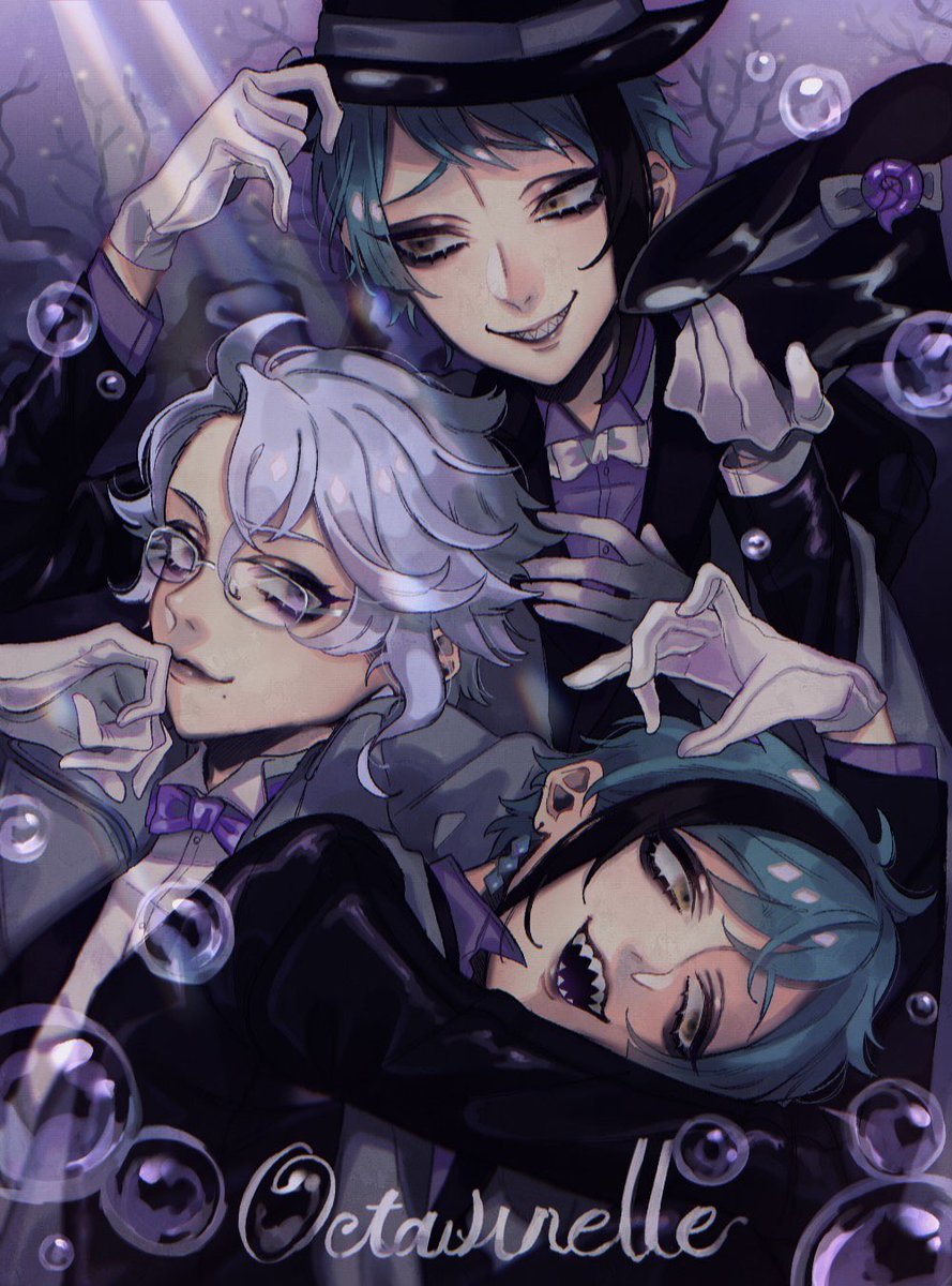2020年過去絵再掲だょ #ツイステファンアート 