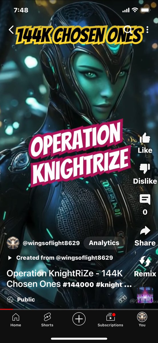 arcadianonx's tweet photo. Operation KnightRiZe - 144K Chosen Ones #144000 #knights #mission #ascen... https://t.co/9u7kU2xvNU via @YouTube