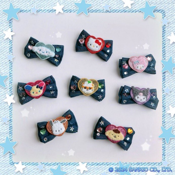 ของเติมมาเพิ่มแล้วนะคะที่หน้าร้าน ✨

🍊มีจำนวนจำกัด🍊
sanrio denim hair clip random 340.-

📍babebkk siam soi 7

วางขายแล้วนะคะ ไปตำๆกันได้เล้ย
#ตลาดนัดซานริโอ้ #ตลาดนัดsanrio