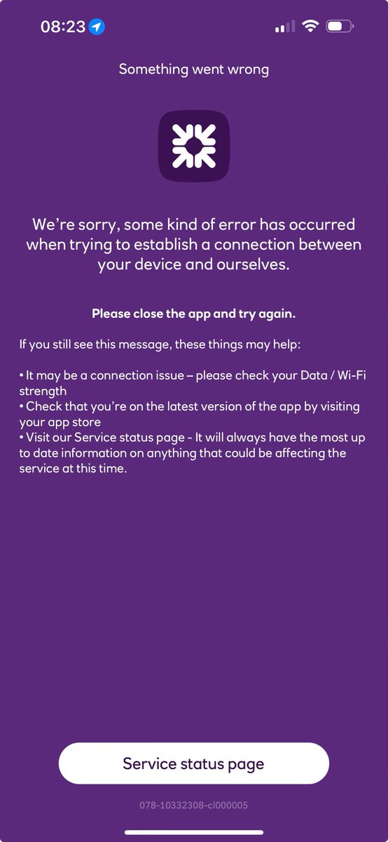 AtJasonSimpson's tweet photo. @RBS_Help @NatWest_Help Neither your RBS nor NatWest apps are working - just directing to a service page - tried all the suggestions and the issue is clearly on your side - please update on the status urgently https://t.co/UHJmWnVMwU