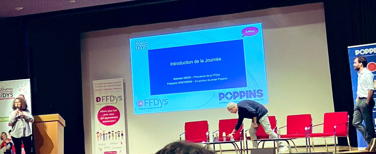 La 18ème Journée Nationale des Dys, c’est parti ! Merci à la <a href="/FFDysfrance/">FFDys</a> &amp; Poppins pour l’organisation de cette journée de mise en réseau des cerveaux branchés différemment. Belle journée à toutes et à tous, et place à l’intelligence collective et aux innovations ! #dys  #ffdys