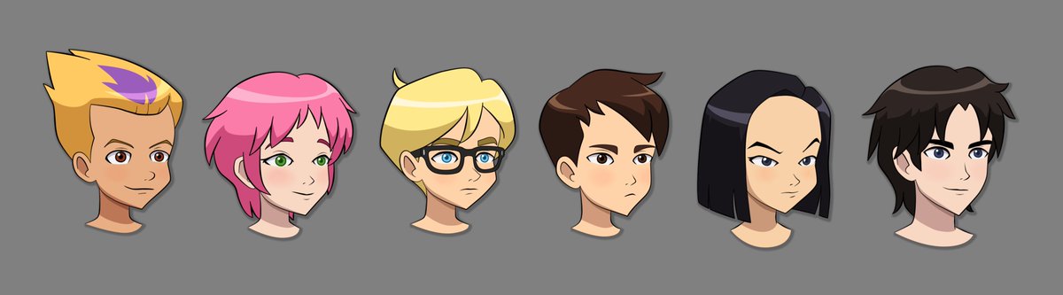 So.....I got around to designing the other Warriors' new faces~