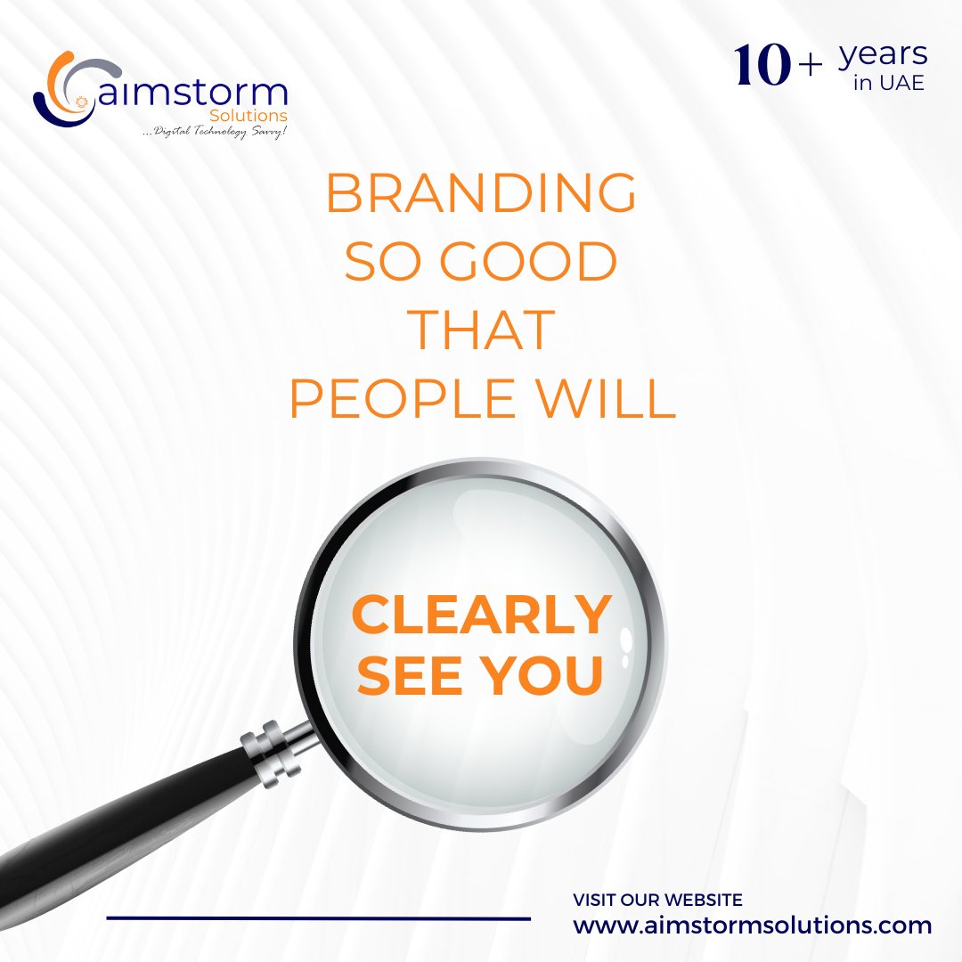 aimstormuae's tweet image. Powerful branding isn’t about being noticed. It’s about being unforgettable.
Stand out with a brand that reflects who you truly are. 🌟🔍

#aimstormsolutions #digitalmarketing #digitalmarketingagency #contentcreation #seo #offpageseo #dubai #uae