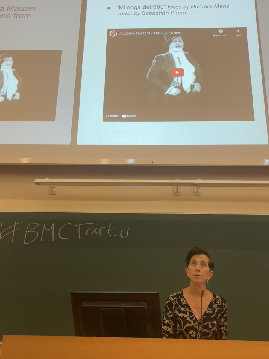 “If you don’t see women, ordinary people, marginalized people in the historical record, you go looking for them” - Jessica Berman in her keynote lecture ‘Transing Modernism in Argentina’ #BMCTartu