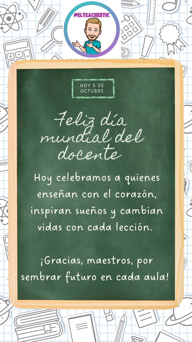 Feliz día a todos los docentes que inspiran e inspiraron a sus alumnos. <a href="/educacyl/">Educación JCyL</a> <a href="/educaciongob/">Ministerio de Educación, FP y Deportes</a> #docente #maestro