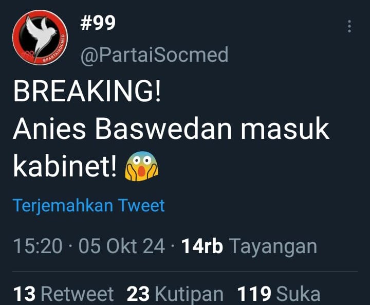 cokiezss's tweet photo. @aniesbaswedan apa ini benar???🤪🤪🤪 https://t.co/9jRn8p8lDO