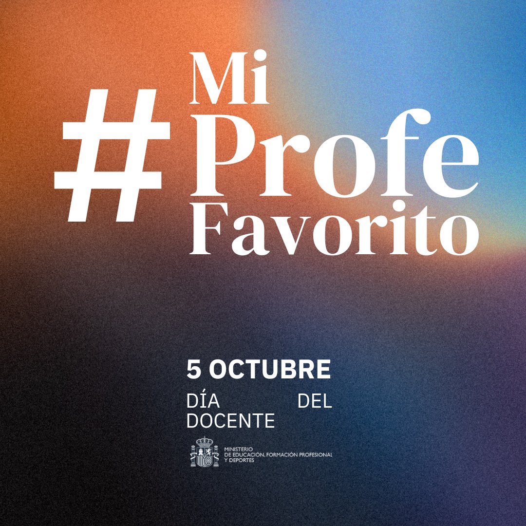 El 5 de octubre es el #DíadelDocente y por eso queremos dar las #gracias a los miles y miles de docentes de nuestro país.

Todos tenemos un profe que nos marcó para siempre. 

Va 🧵 contándote algunas historias.
#MiProfeFavorito