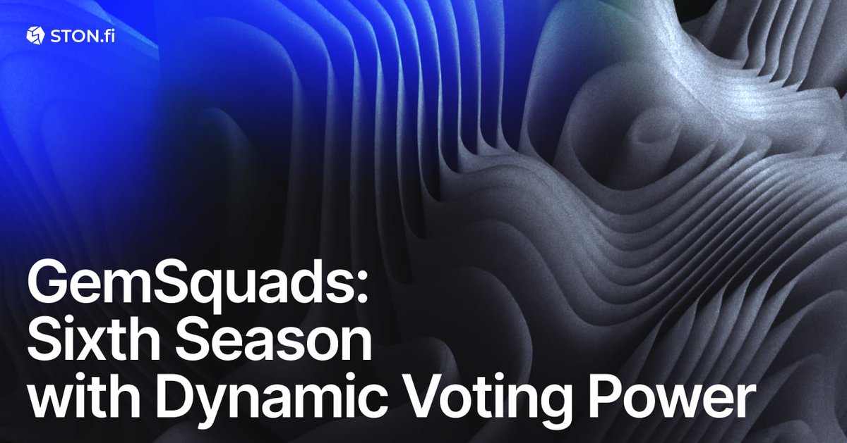 OumarRahman's tweet photo. GemSquads Season 6 is here!
Dynamic Voting Power:
Days 1-3: 1 GEMSTON = 1 vote
After: Voting power decreases to 0.5/vote by the final second!
Vote early, amplify your voice!
Don't miss out! #GemSquads #Season6 #DynamicVoting https://t.co/FjrAvBAYuO