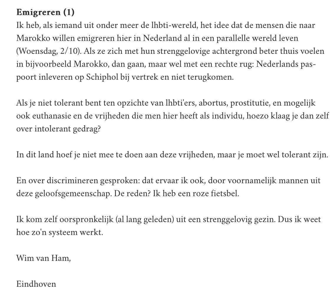 Martin1960's tweet photo. “In dit land #hoef je niet mee te doen aan deze vrijheden, maar je moet wel tolerant zijn”
Zo is dat… #ingezonden #VK https://t.co/6z2Ncg30HO