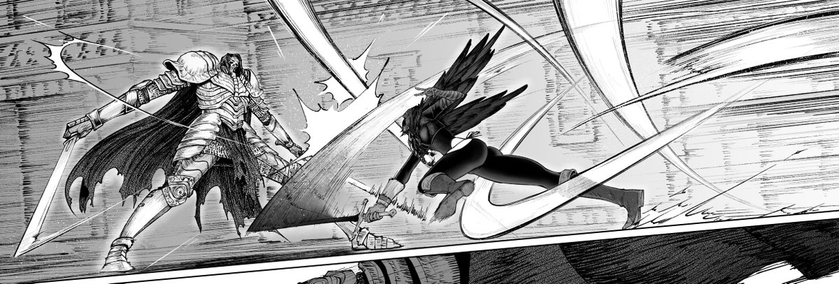 スピード感を出そうと線を入れると画面が汚くなってしまいます
綺麗な線の描き方とは… 