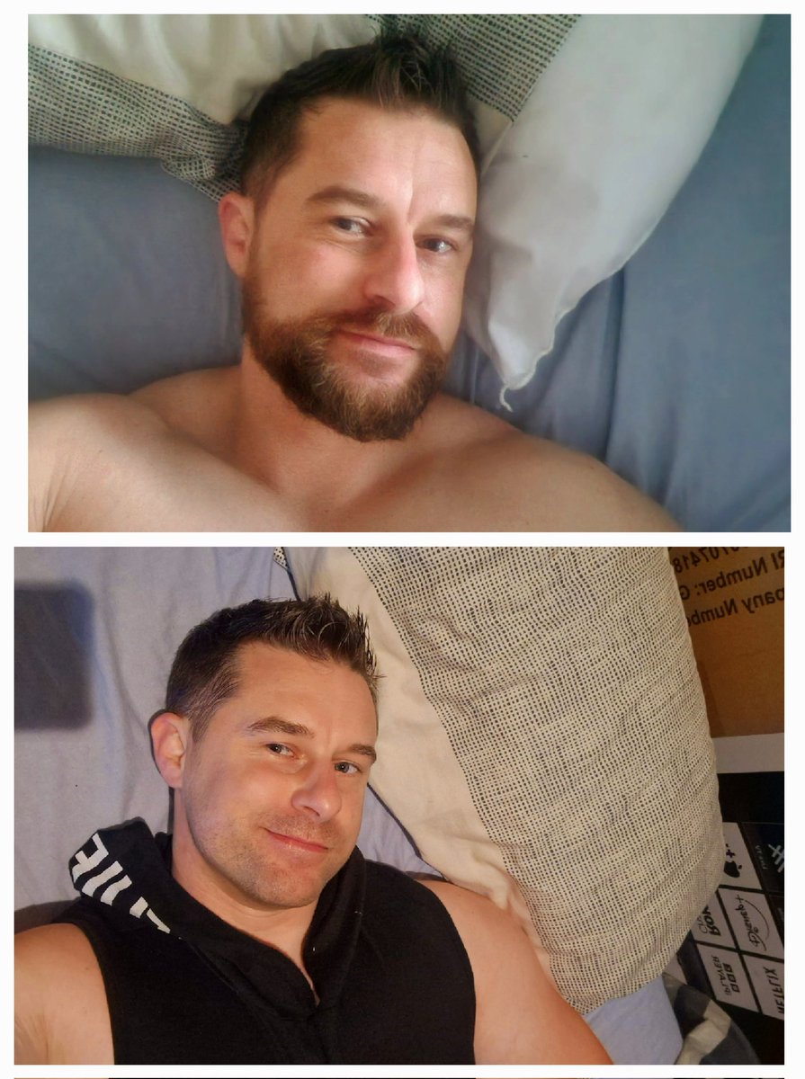 ChrisMason316's tweet photo. Yesterday was interesting.
Before or After? Swipe to see in between π€£π€£
#morning #weekend #selfie #fitness #beard #mustache #facefuzz #gentlemansmustache #cleanshave #face #hair #Kingofthenorthcosplay https://t.co/44nZl5lXD1