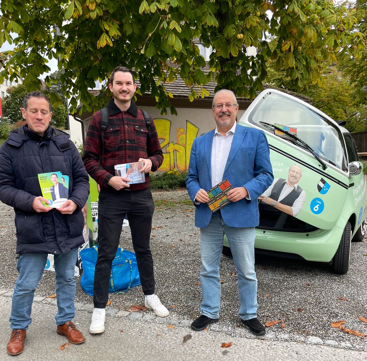 Wahlkampf in #Lenzburg #Aargau #WahlenAG24 #Liste6 <a href="/glp_ag/">Grünliberale Aargau</a> #Regierungsrat
