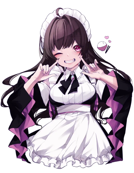 可愛いアピしてくれたVさんを描かせていただく突発企画四人目。 白井おこめさん描かせていただきました!お誕生日おめでとうございます#白井展 