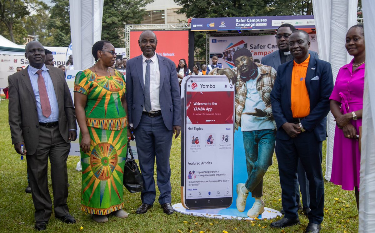 safercampusesUg's tweet image. #BreakingtheSilence #UNESCOROSA #yptcampaign @yptcampaign 
The guest of honor Chrysostom Muyingo minister  of state for higher education gave his speech after which he officially launched #safercampusescampaign as well as the YAMBA app that&apos;s meant to help university students.