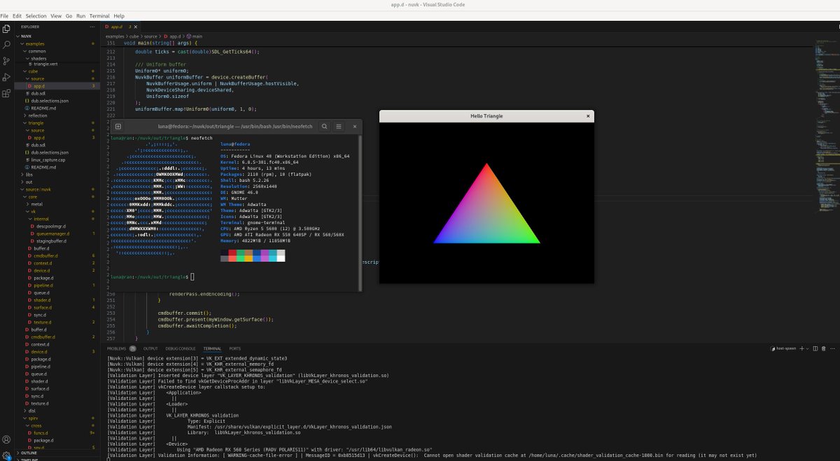 LunaFoxgirlVT's tweet image. I GOT IT WORKING ON LINUX FINALLY!!!!
Took a while.