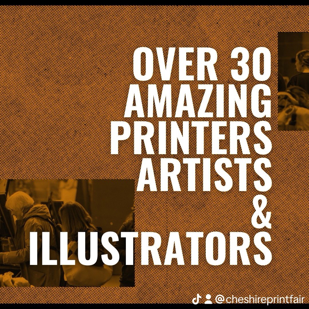 ⚡️Save the date ⚡️ 

Saturday 26 October…Cheshire Print Fair returns to <a href="/ChesterCath/">Chester Cathedral</a> 

Come say hello, check out our talented printmakers and illustrators and enjoy some cool DJ tunes in very beautiful surroundings. 

Great way to spend a Saturday 🫶🫶

#chester <a href="/ShitChester/">12 years of Shitchester</a>
