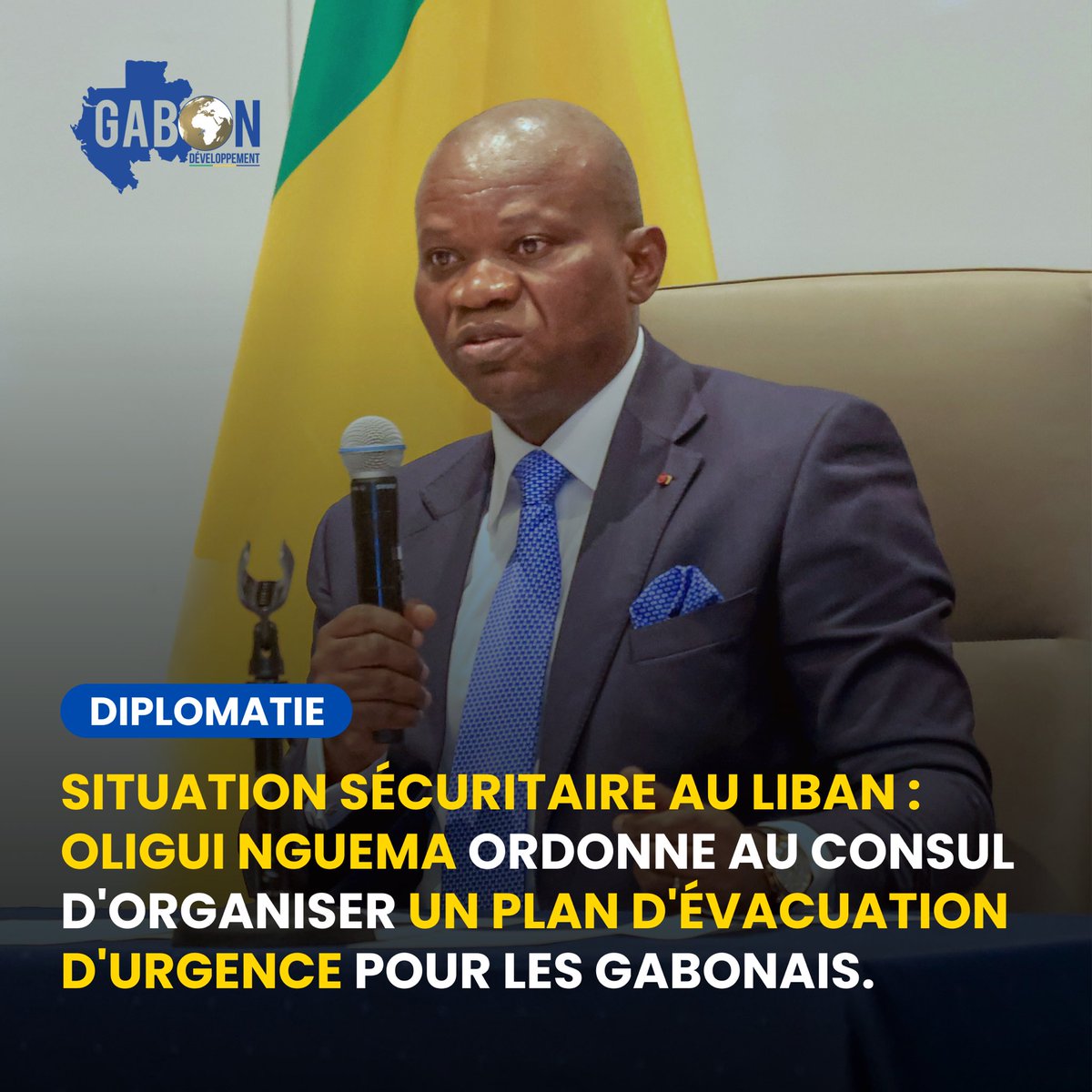 #gabon #diplomatie #Liban #oliguinguema