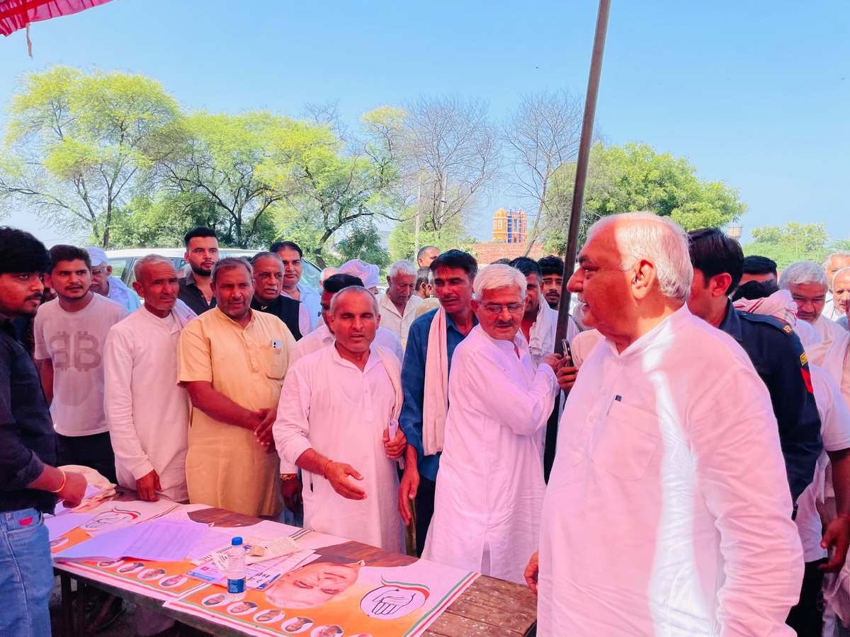 BhupinderShooda's tweet photo. मेरा प्रदेश वासियों से अनुरोध है कि ज़्यादा से ज़्यादा संख्या में अपने घरों से बाहर निकल कर बढ़-चढ़ कर मतदान करें और हरियाणा को फिर से खुशहाल और देश में नंबर वन बनाने के अभियान में अपना योगदान करें। https://t.co/UqprSFXVA3