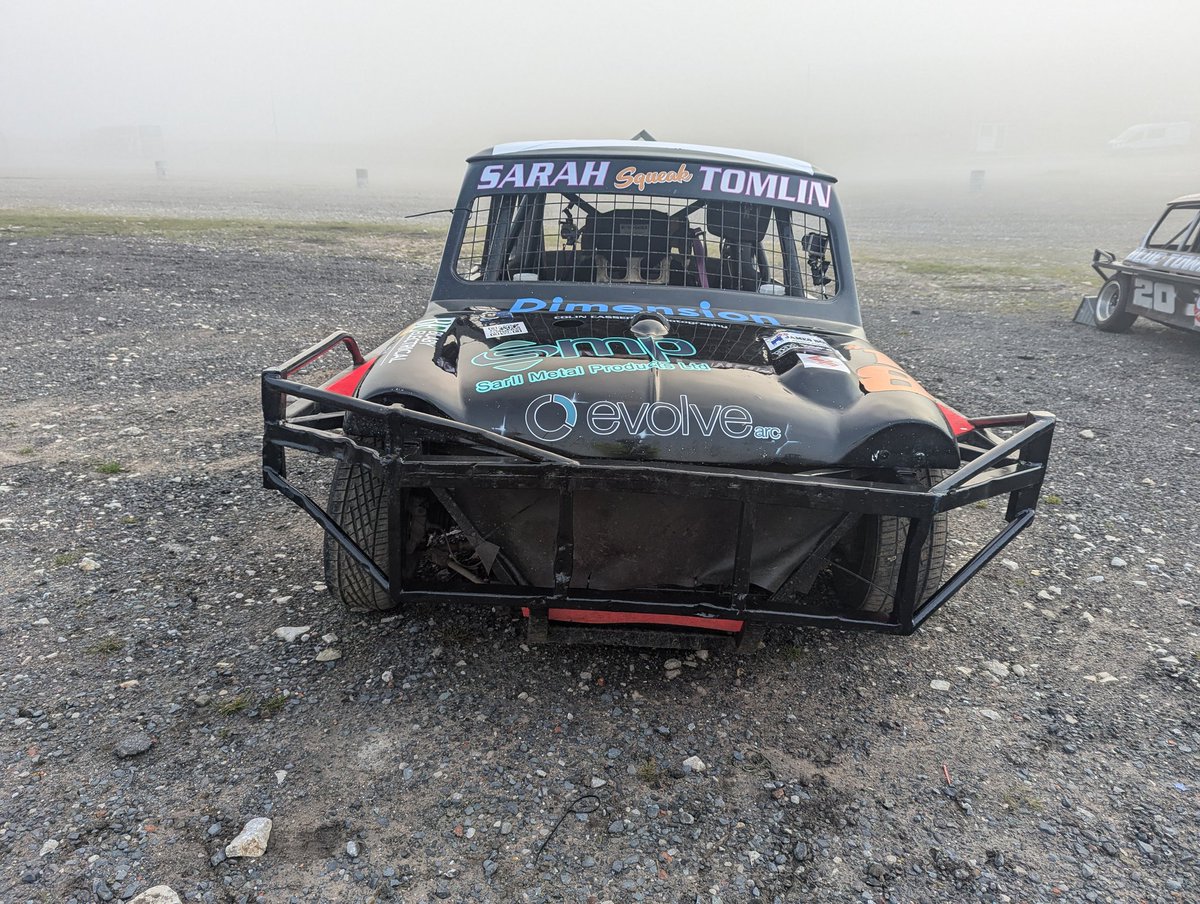 Buxton Raceway for the National Championship. Yes it's early, yes it's cold, yes that's a cloud in the pit area!