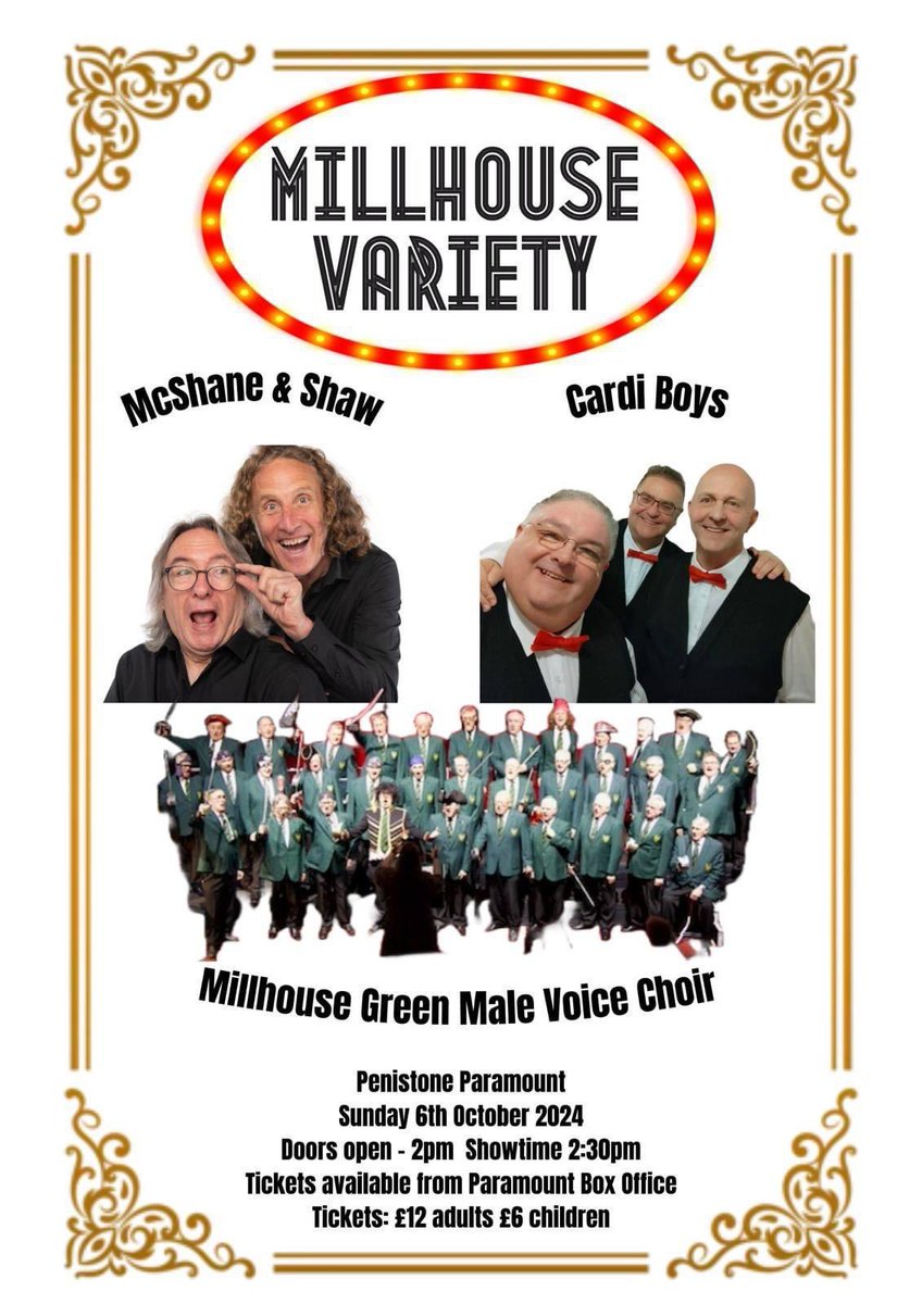 millhouse_green's tweet photo. Variety show tomorrow @PeniParamount and open night on Monday! Cracking weekend - why don’t you join us?? https://t.co/E8zlRG9fx0