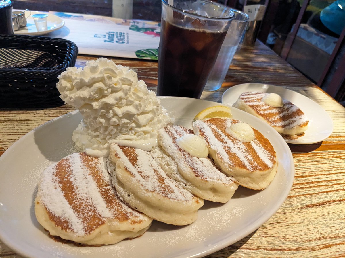 今日のおやてはパンケーーーーキ！！！