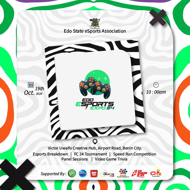 The time draws near! Register to attend #EEE24 | an amazing showcase coming to #benincity

#esports #gaming