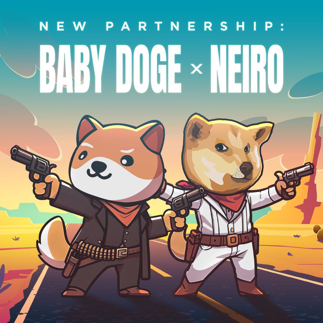 💛 Exciting Partnership Announcement! 💛

🐶 BABYDOGE and NEIRO are joining forces to elevate your memecoin experience!

🎉 This collaboration brings together the community-driven spirit of BabyDoge and the creative energy of <a href="/neiroethcto/">Neiro (go to @neiro)</a>.

🌐 Together, we’re focused on enhancing