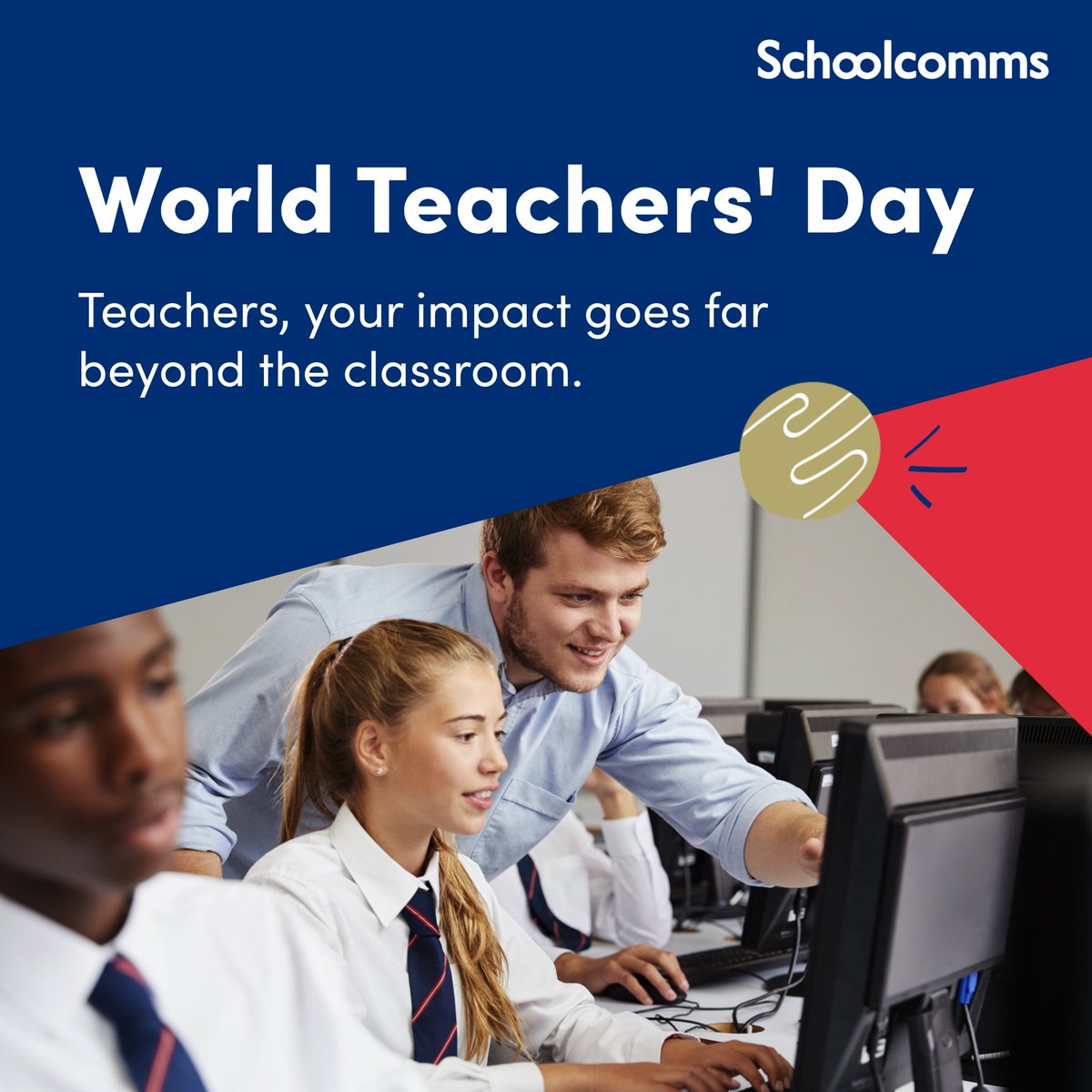Happy #WorldTeachersDay! 🌍

Today we celebrate the dedication, passion, and impact of teachers everywhere. Thank you for making a difference everyday 🌟.

Tell us about a favourite teacher you remember from your school days in the comments 👇

#ThankATeacher #EducationMatters