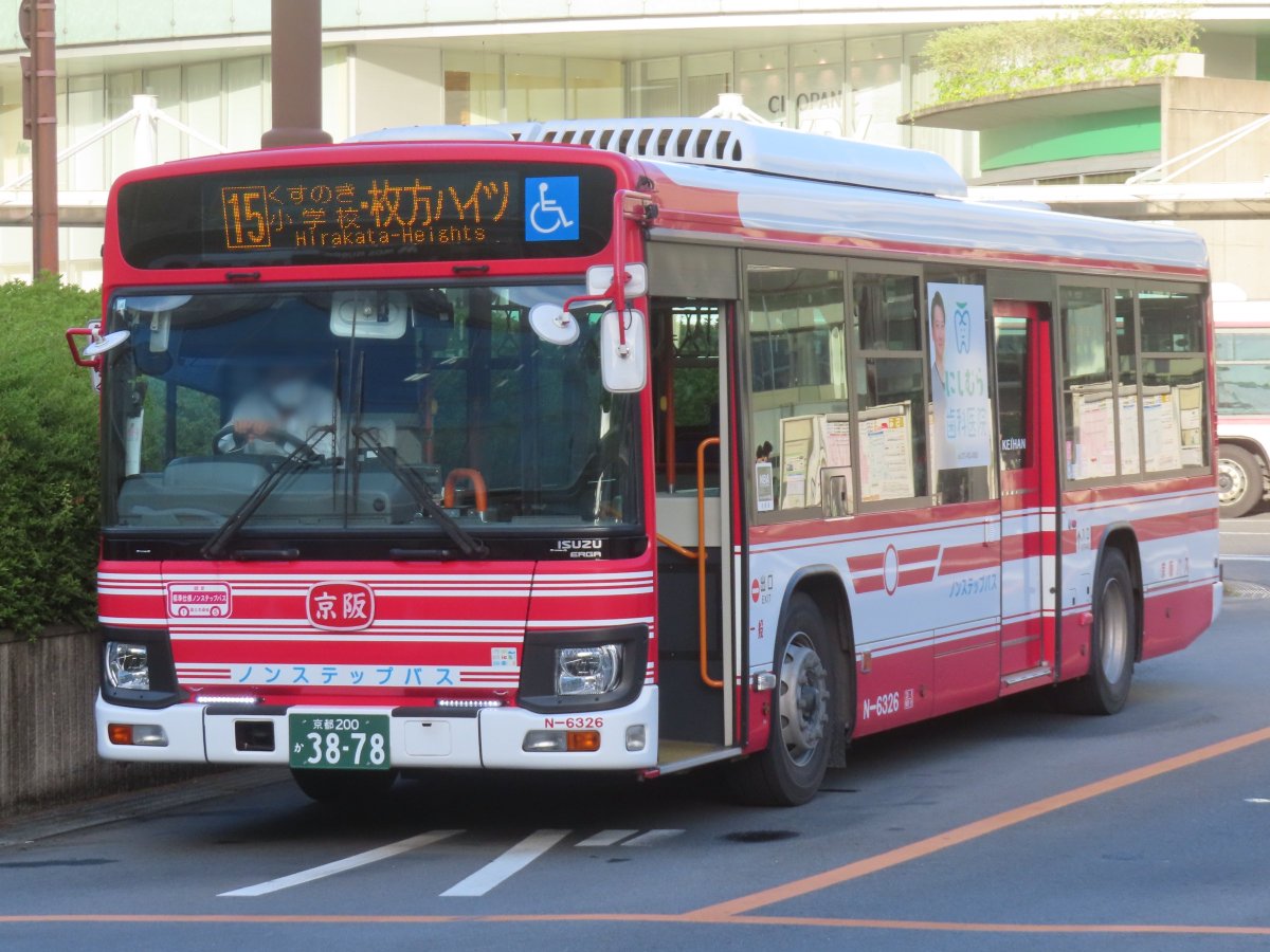 10/5 京阪バス 男山(営) N-3315 日野QDG-KV290N1 N-3937 日野PDG
