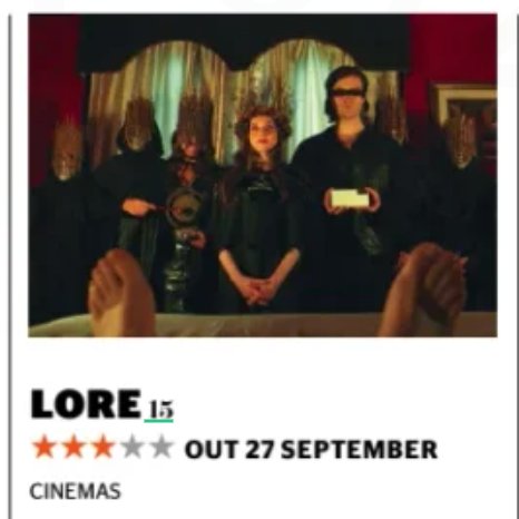 Tickets are now available for our Screening and Q&amp;A at the Tyneside Cinema on Saturday 19th October.
A cracking pre-Halloween night out. tynesidecinema.co.uk/event/lore-qa/