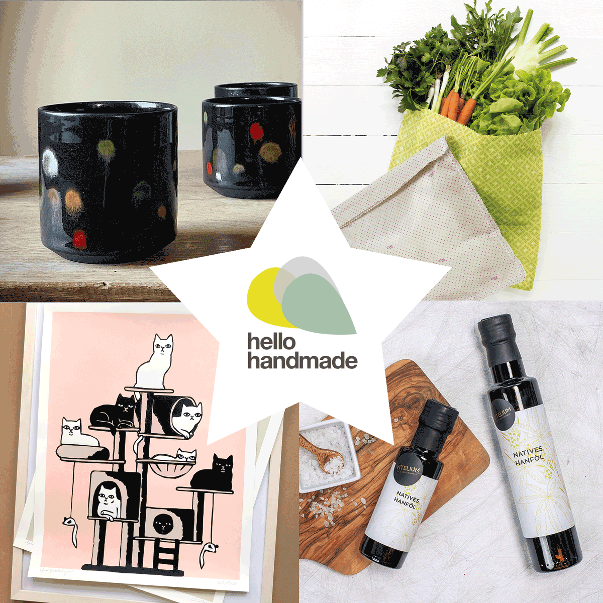 Der hello handmade Markt bringt seit 15 Jahren 100 Kreative aus der Region #Hamburg und aus ganz Deutschland und Europa zusammen um Handarbeit, Kreativität und Qualität zu feiern 💛10.11.2024, Kampnagel, HH hello-handmade.com/markt