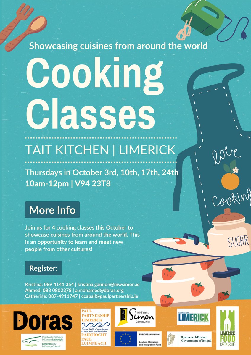 Limerick Food Partnership (@food_limerick) on Twitter photo Using community kitchens to bring people together through food and culture, discover the rich culinary traditions from around the world <a href="/HealthyLimerick/">Healthy Limerick</a> <a href="/DorasIRL/">Doras</a> <a href="/midwestsimon/">Mid West Simon</a> <a href="/Limerick_ie/">Limerick.ie</a> Using community kitchens to bring people together through food and culture, discover the rich culinary traditions from around the world <a href="/HealthyLimerick/">Healthy Limerick</a> <a href="/DorasIRL/">Doras</a> <a href="/midwestsimon/">Mid West Simon</a> <a href="/Limerick_ie/">Limerick.ie</a>