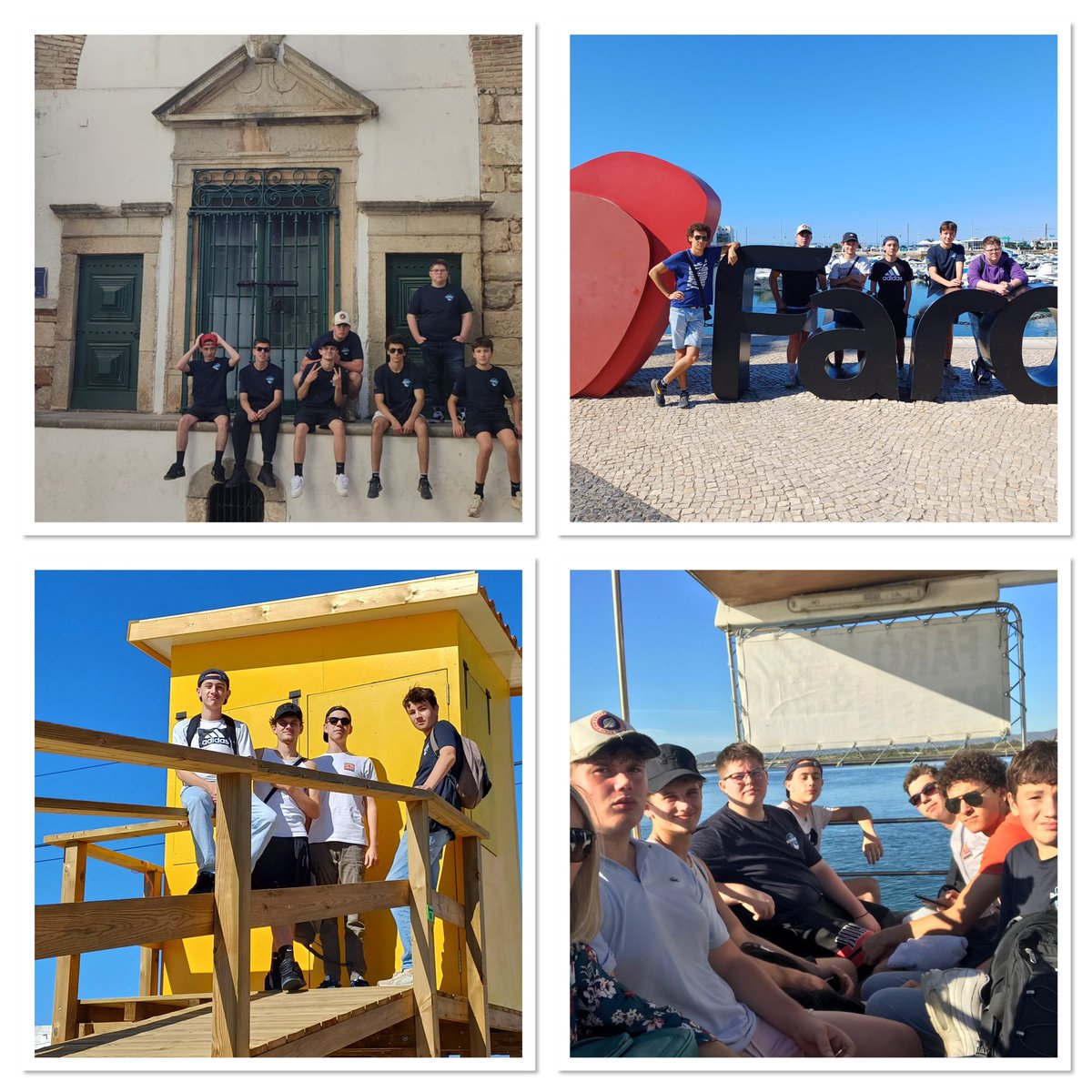 Les élèves du <a href="/lyceerompsay17/">Lycée Rompsay 17</a> en PFMP à Faro, des rencontres , des compétences professionnelles développées, de beaux souvenirs en perspective ! Merci <a href="/EUErasmusPlus/">Erasmus+</a>