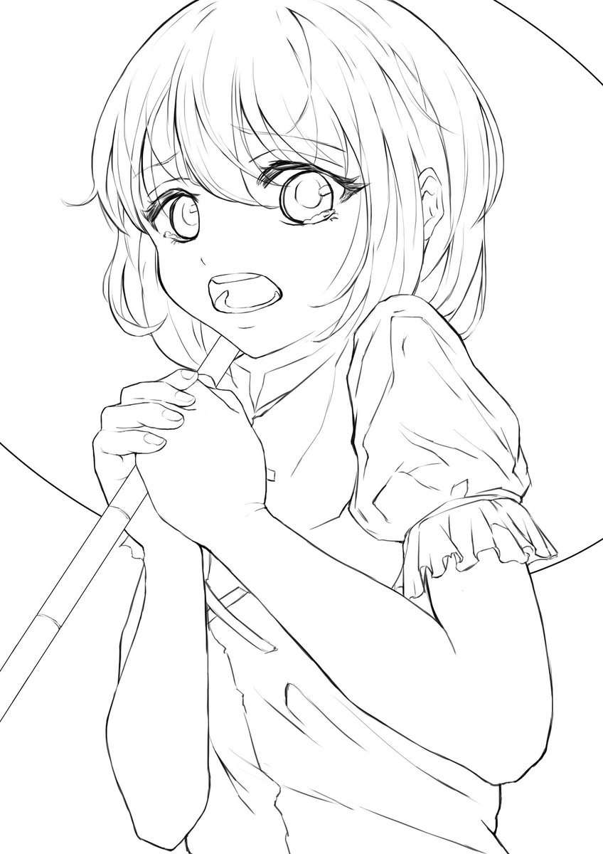 shirai_renga's tweet image. ☂️💦

#多々良小傘　#東方　#東方project