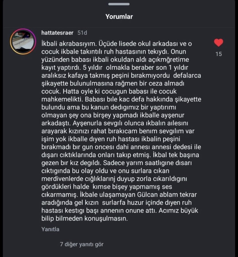 İkbali çığlıklarla surlara çıkardığında kızı görüp yardım etmeyen herkesin de allah belasını versin #vahşet