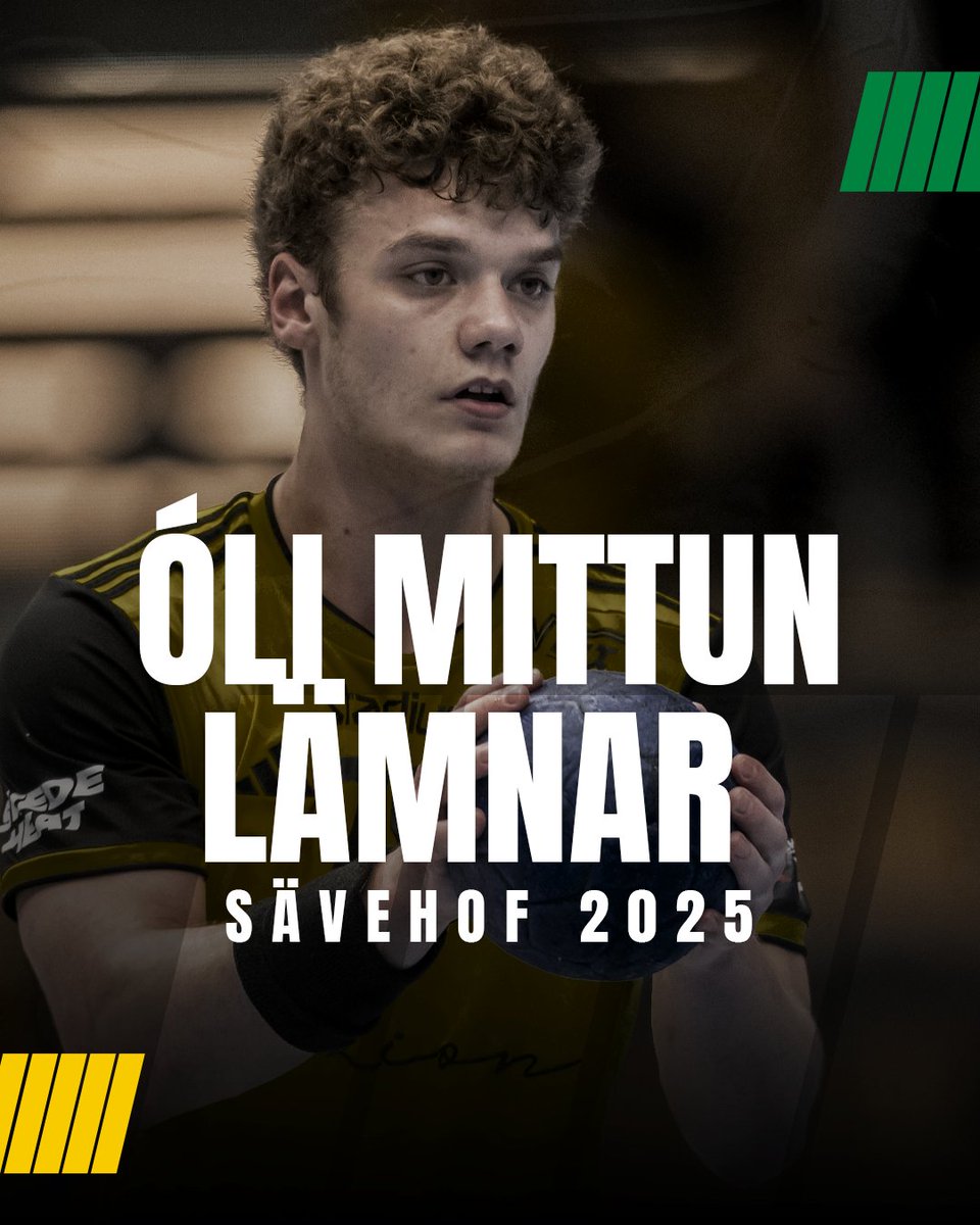 Óli Mittún till GOG Håndbold (Danmark) efter säsongen 24/25!

Óli född 2005 kom till Sävehof 2022 från färöiska H71 Hoyvik. Förra säsongen blev han utnämnd till Handbollsligans bästa mittnia och i somras vann hann skytteligan i U20-EM
Läs mer på hemsidan: savehof.se