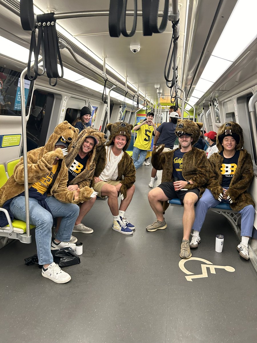 SFBART's tweet image. BART’s CAL express is cooking