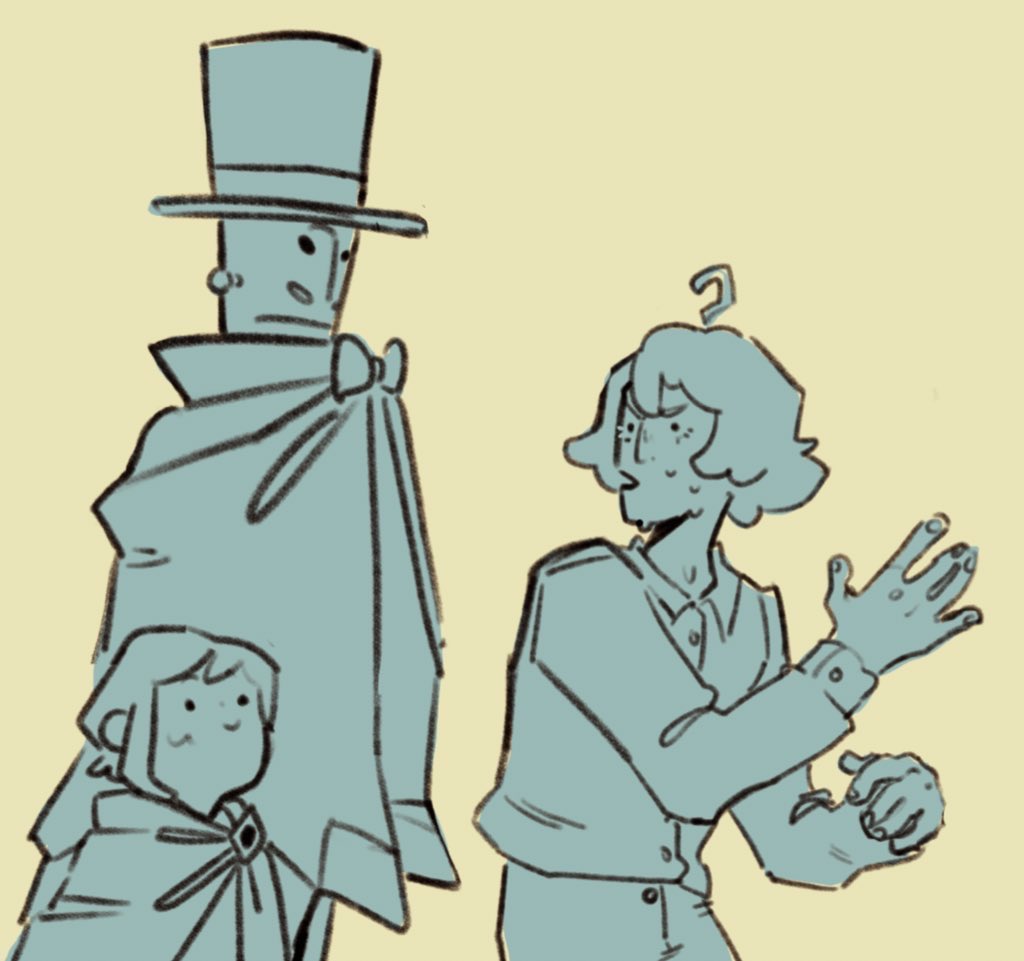 they’re on babysitting duty  [#aceattorney]