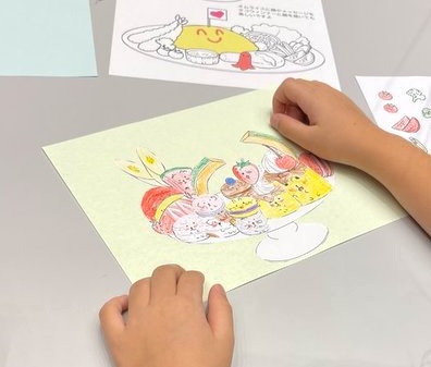 本日のワークショップはシールのパーツを使って「私の思う最強のパフェ」or「私の思う最強のお子様ランチ」を作ろうというもの
全部乗せ派・おしゃれ派・記憶再現派…とりどりの作品がうまれてくる楽しい時間と空間でした
#マンガふれあいフェスタ #佐伯市
かわいい全部乗せパフェ作品💖