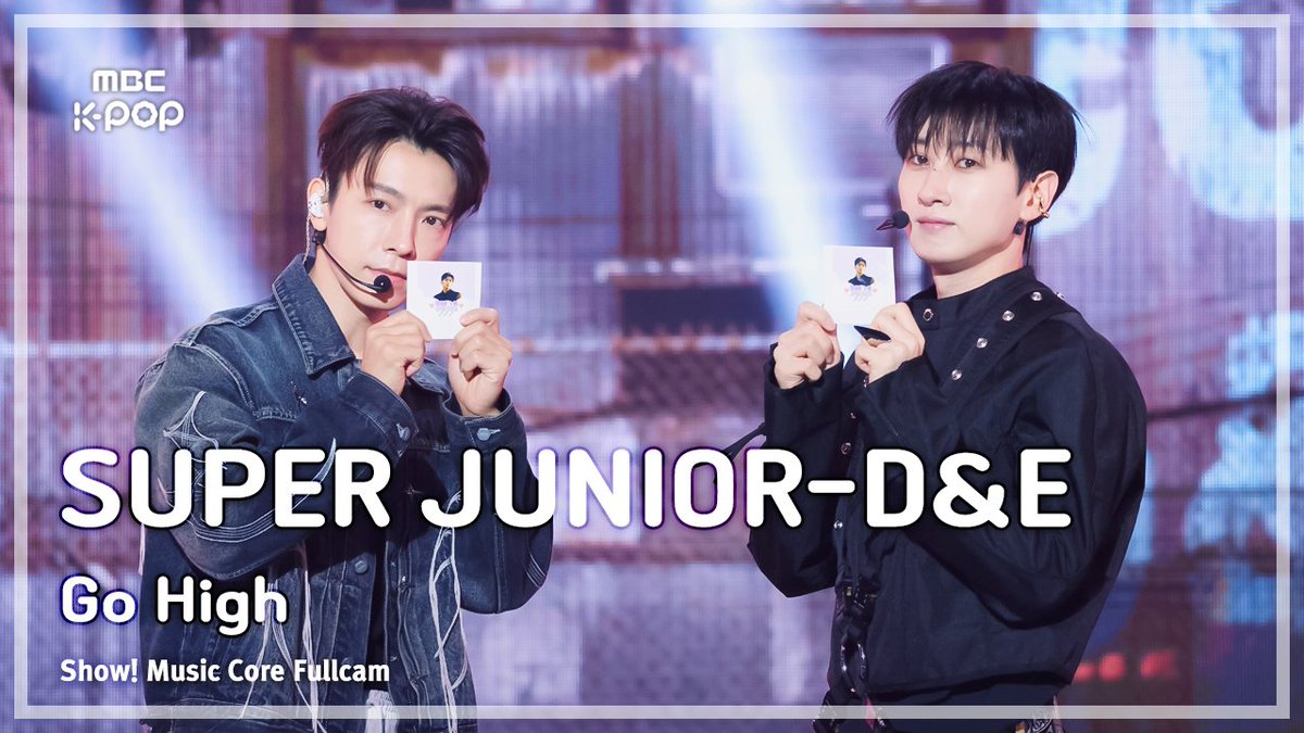 Eunhae0404_1510's tweet image. [241005 SUPER JUNIOR-D&amp;amp;E "#GoHigh" - Music Core]

(FanCam)
 ▪︎🎥 "Go High" choreography 
youtu.be/X1GtxJ2duvY

 ▪︎🎥 Donghae focus 
youtu.be/xyi8u0faS94

▪︎🎥 Eunhyuk focus 
youtu.be/uPiHUWxneSs

#Eunhyuk #Donghae #은혁 #동해 
#SuperJuniorDnE #INEVITABLE