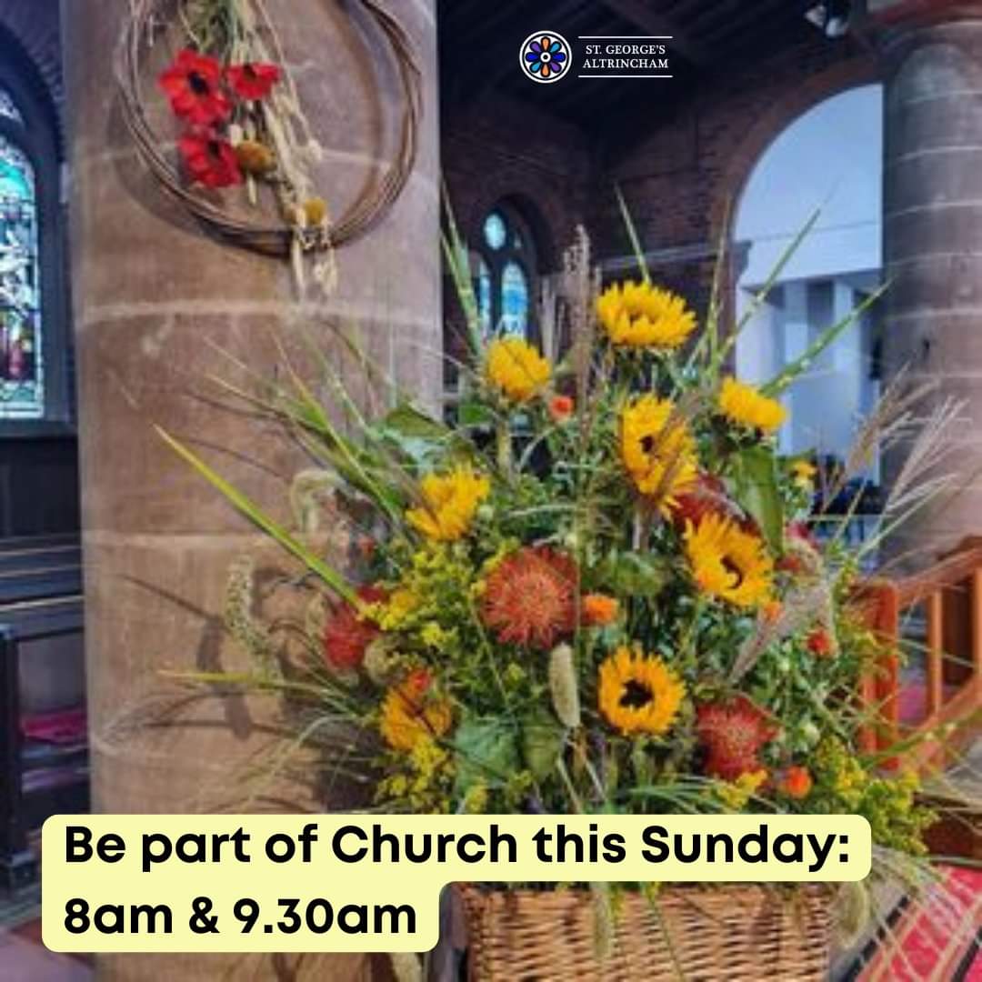Tomorrow is our Harvest Festival Service, and we'd love you to be part of it.
