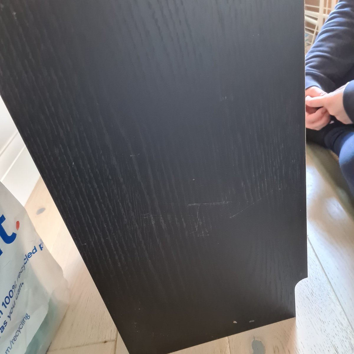 Chris94Phillips's tweet photo. @IKEAUK just put together a Billy book case and it's come all scratched and chipped out the box, not very helpful. Can you do anything about this? https://t.co/UZOTtoQsHs
