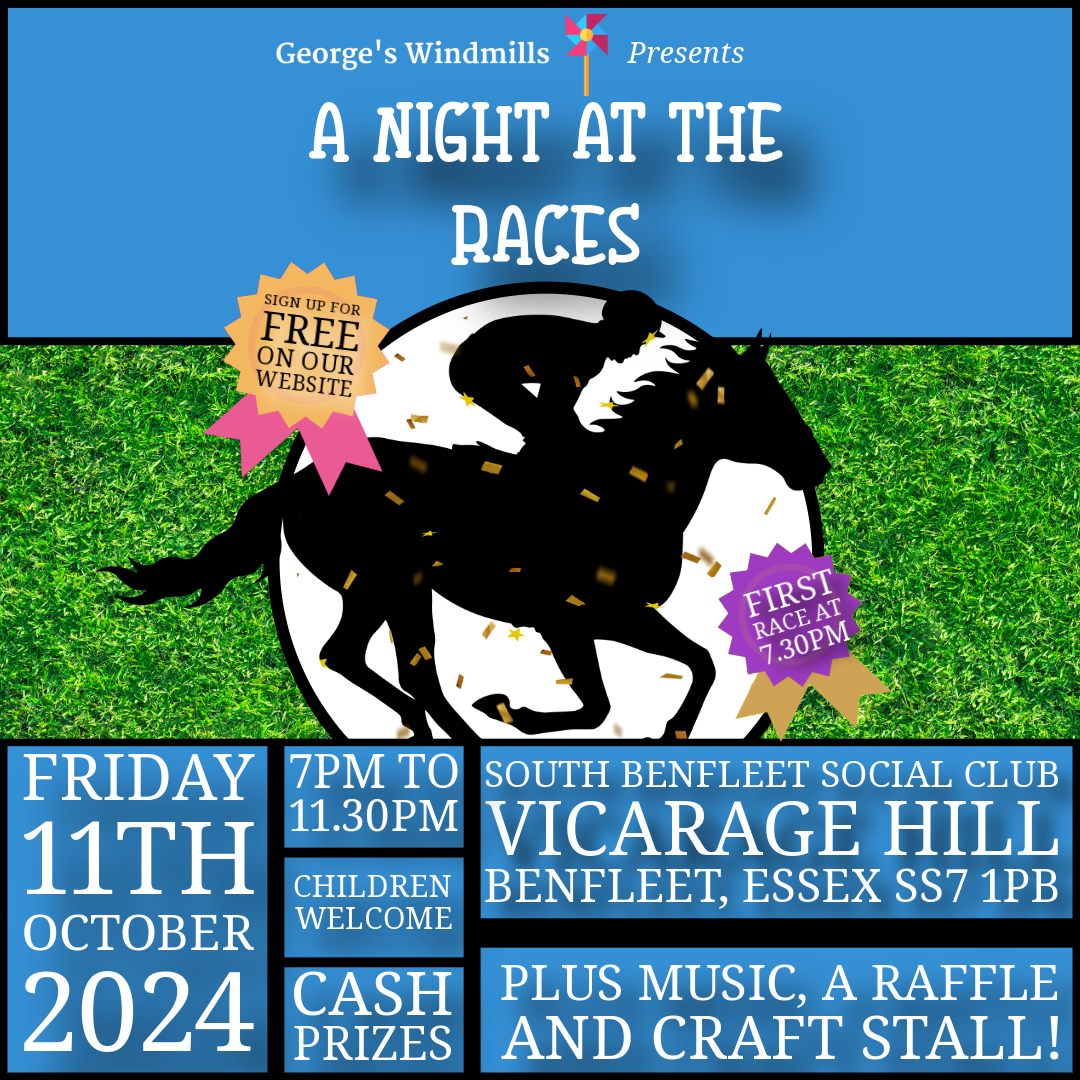 gswindmills's tweet photo. A reminder of our Race Night which is happening this Friday! Thanks to those who have signed up - we will see you there! #childhoodliverdiseaseawareness #essex #benfleet #livertransplantation #childhoodliverdisease #organdonationawareness #horseracing #betson #horseracenight https://t.co/HoguqcEsSP