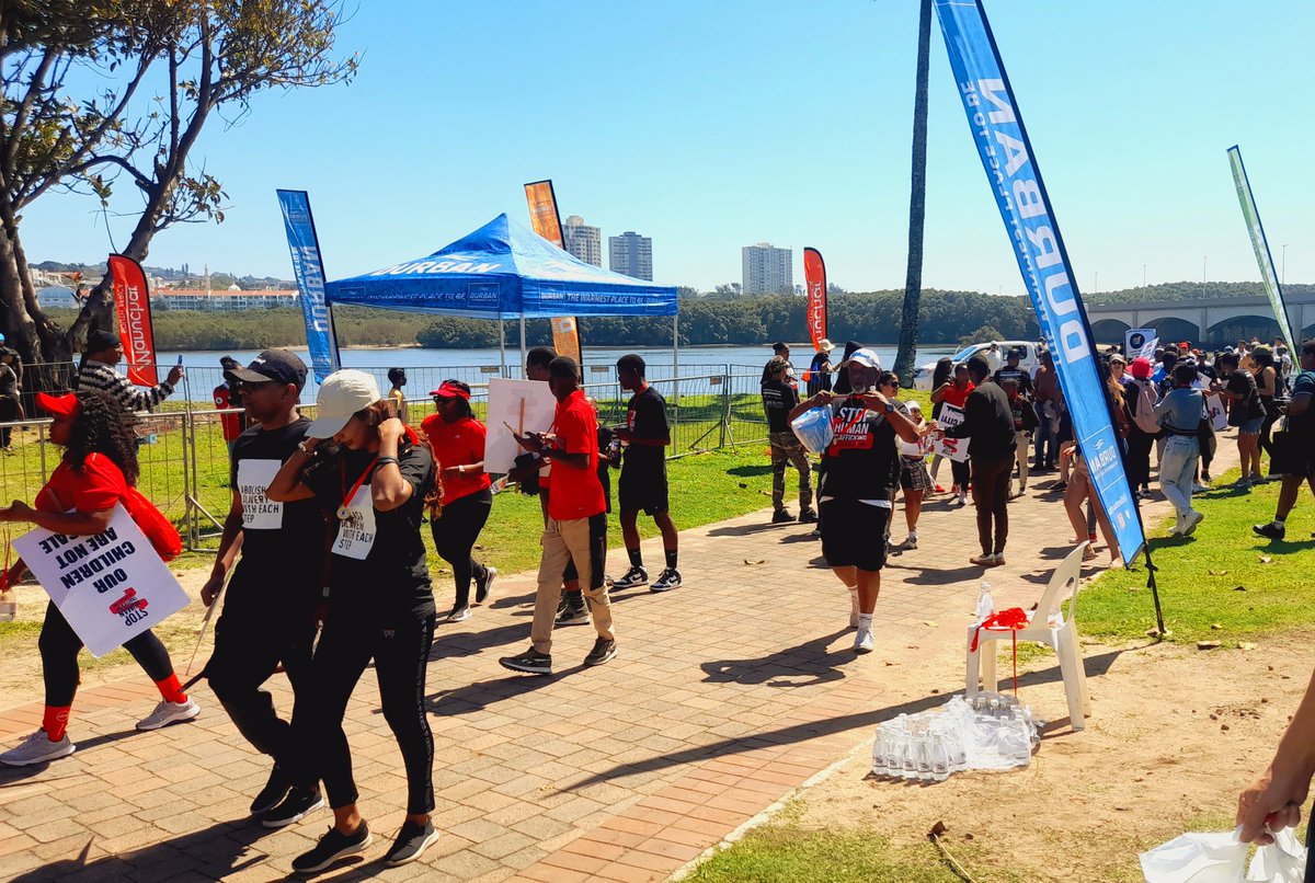 Noluthando6202's tweet photo. Today is the 11th Annual Stop Human Trafficking Walk for Freedom, to raise awareness and support for the fight against human trafficking at Blue Lagoon, Durban.
#awareness 
#StopHumanTrafficking https://t.co/cX2tfjXe3Q