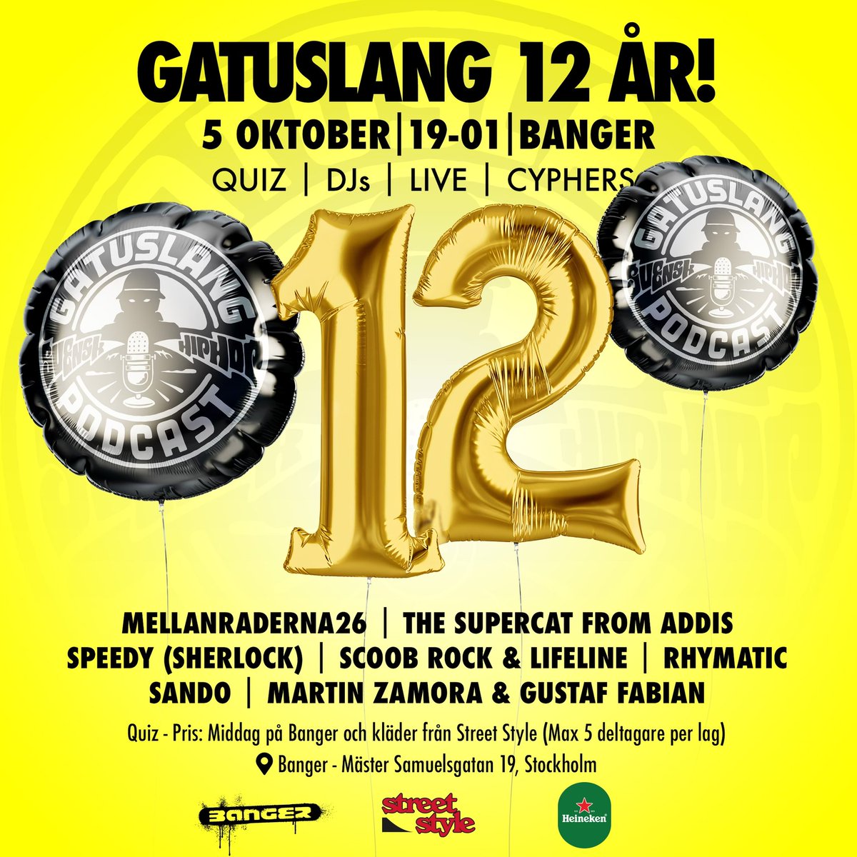 Hoppas vi ses på Banger i kväll!